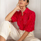 Clara top rood - Lovie & Co