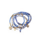 Armbanden set van 4 | blauw