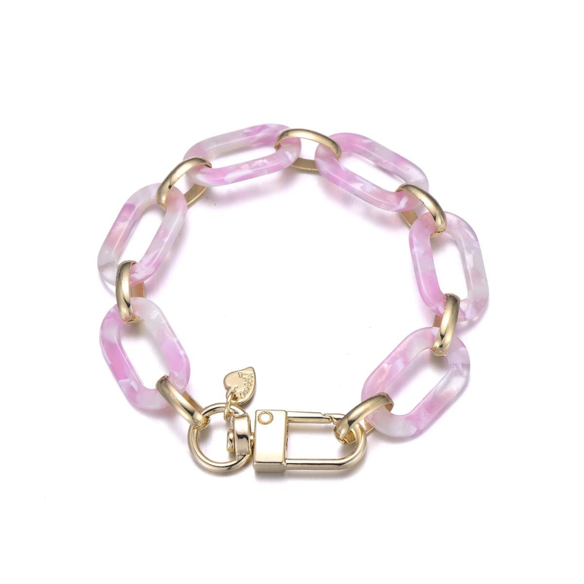 Armband met slot | Roze