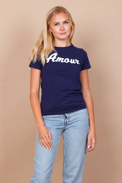 T-shirt Amour | blauw