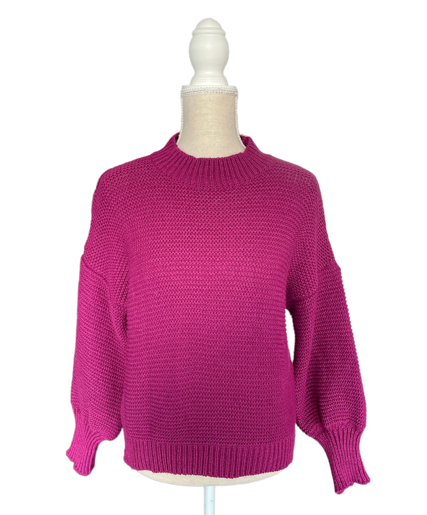 Pull knit | Aubergine