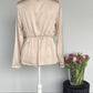 Blouse cache-coeur | beige