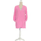Lange knit vest | Roze