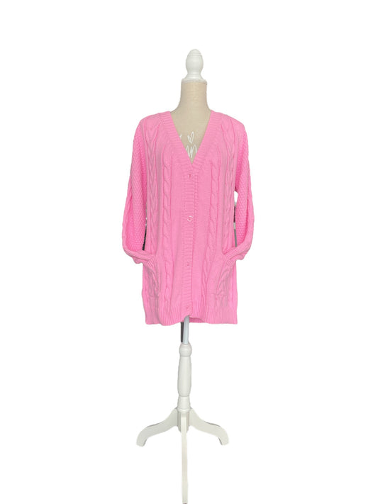 Lange knit vest | Roze