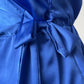 Blouse cache-coeur | blauw