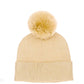 Muts met strass steentjes | Beige