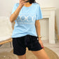 T-shirt Coco Madame | Blauw