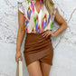 Ruffle topje | Beige