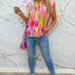 Ruffle topje | Roze