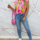 Ruffle topje | Roze
